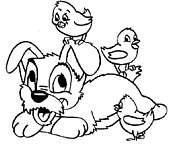 coloriage le fils de la belle et le clochard